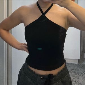 CLUB MONACO HALTER TOP